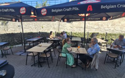 Notre terrasse est ouverte!