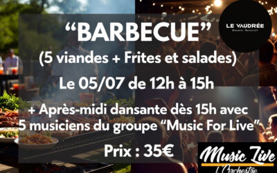 Grand Barbecue au Vaudrée d&rsquo;Angleur le 05/07 de 12h à 15h